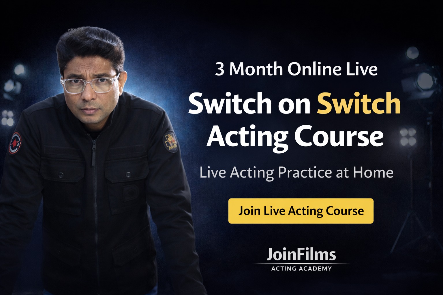 Live Online Practical Acting Course — JoinFilms Academy