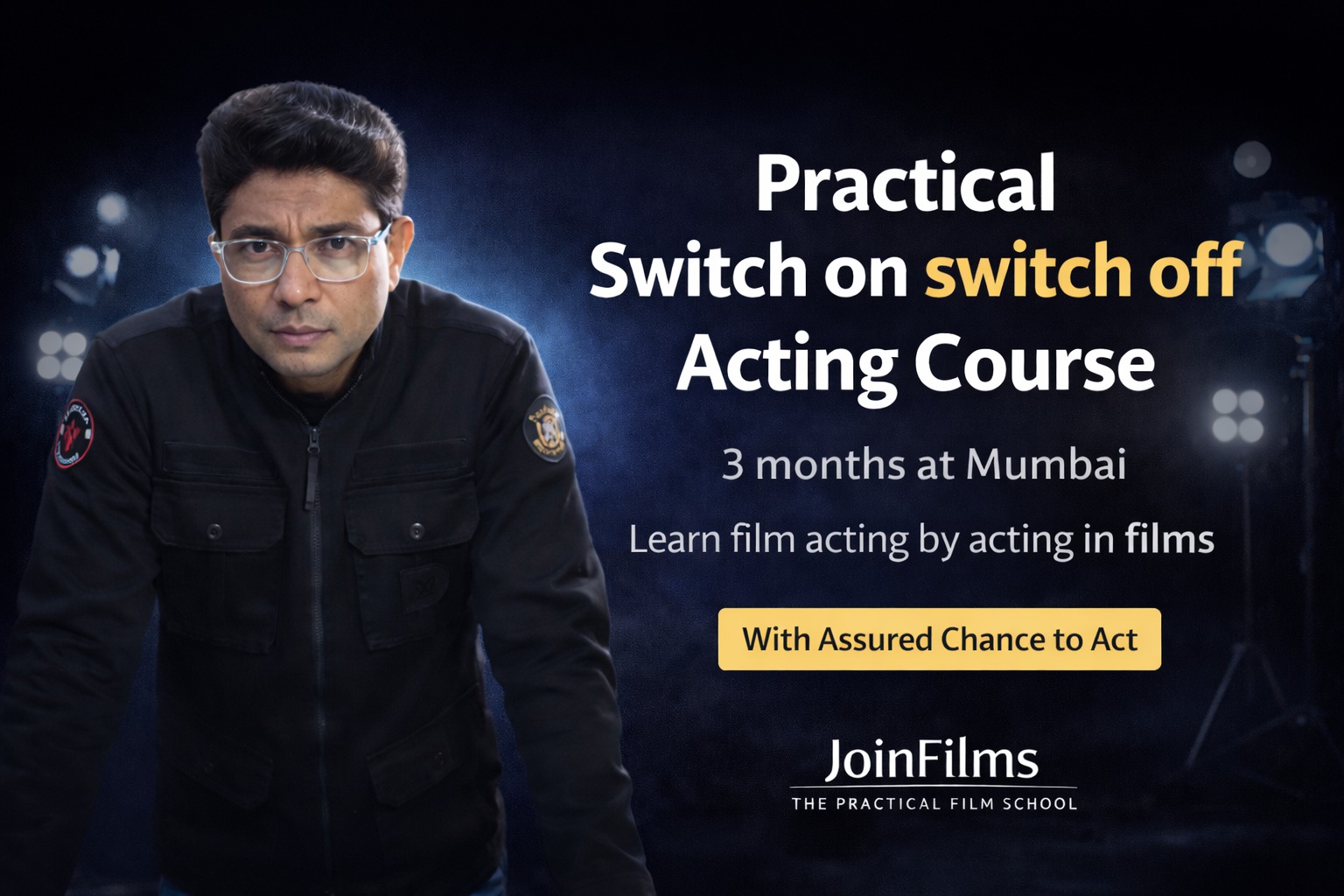 Offline Practical Camera Acting Course — Mumbai — JoinFilms Academy